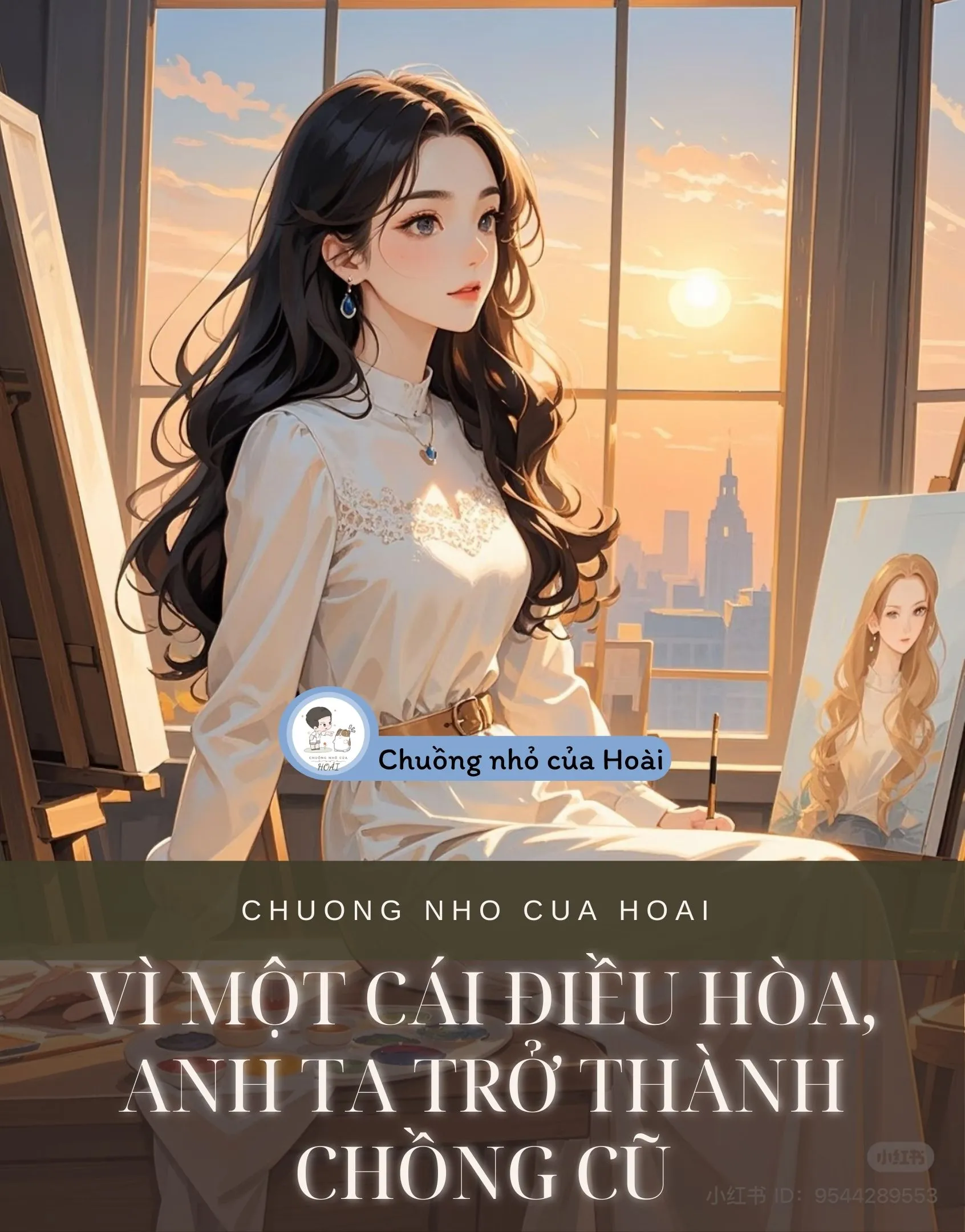Bìa truyện VÌ MỘT CÁI ĐIỀU HÒA, ANH TA TRỞ THÀNH CHỒNG CŨ