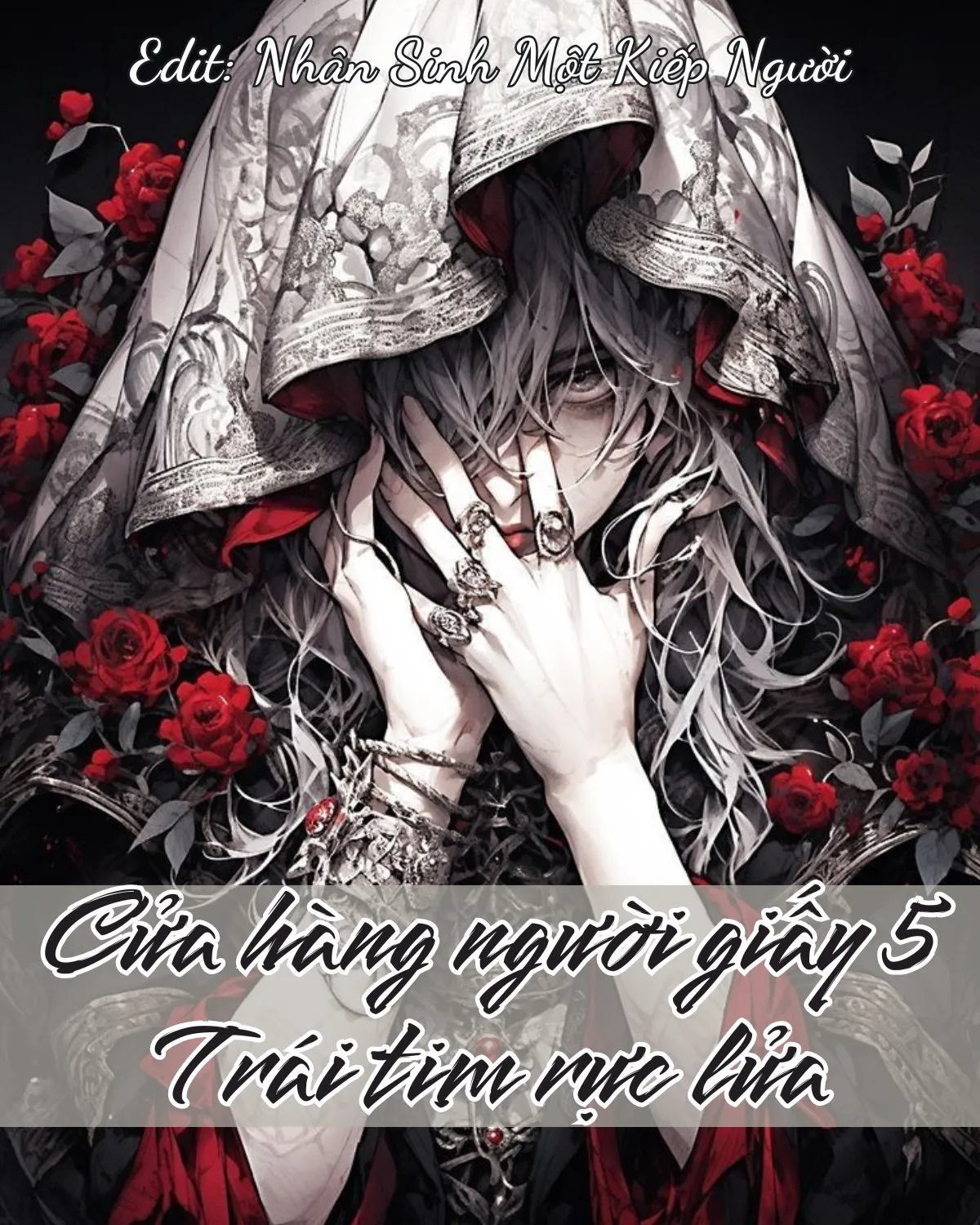 Bìa truyện CỬA HÀNG NGƯỜI GIẤY 5: TRÁI TIM RỰC LỬA