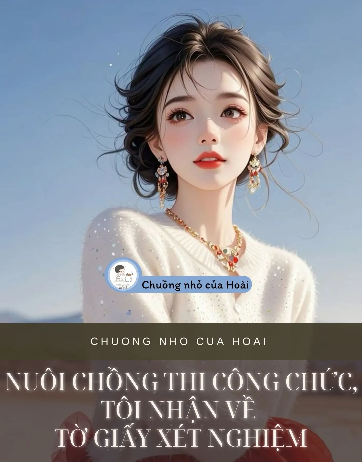 Bìa truyện NUÔI CHỒNG THI CÔNG CHỨC, TÔI NHẬN VỀ TỜ GIẤY XÉT NGHIỆM
