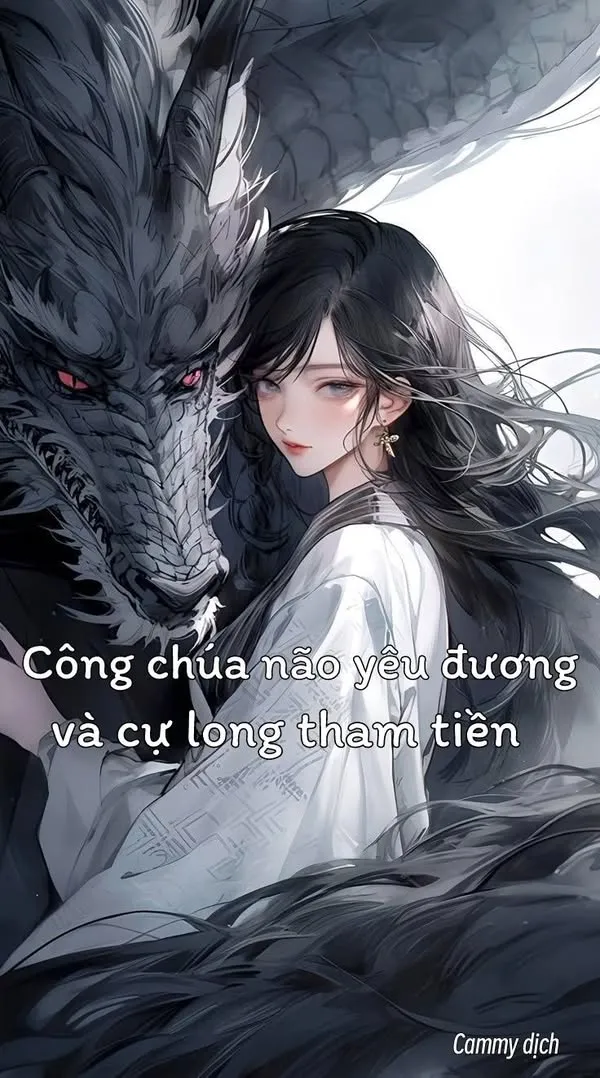 Bìa truyện Công chúa não yêu đương và cự long tham tiền