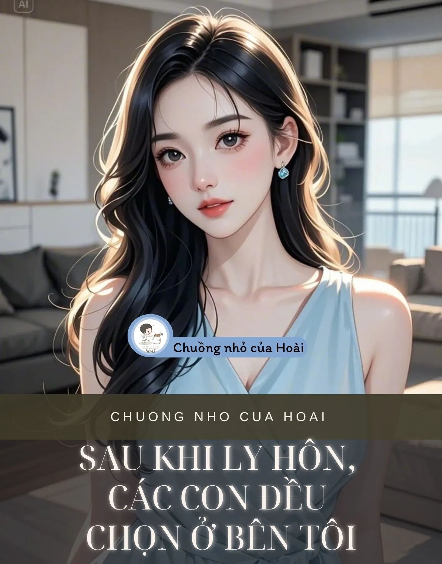 Bìa truyện SAU KHI LY HÔN, CÁC CON ĐỀU CHỌN Ở BÊN TÔI