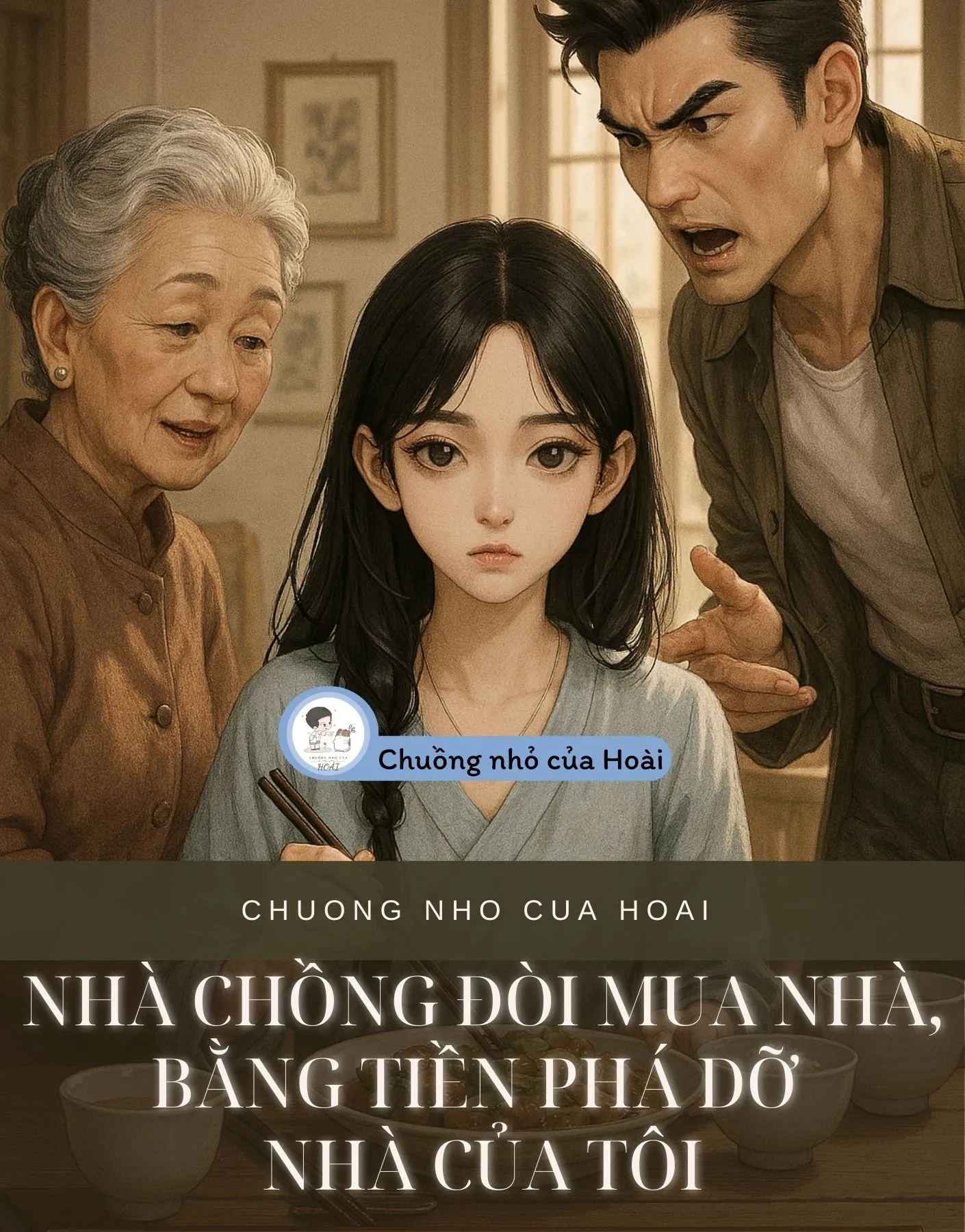 Bìa truyện NHÀ CHỒNG ĐÒI MUA NHÀ, BẰNG TIỀN PHÁ DỠ NHÀ CỦA TÔI
