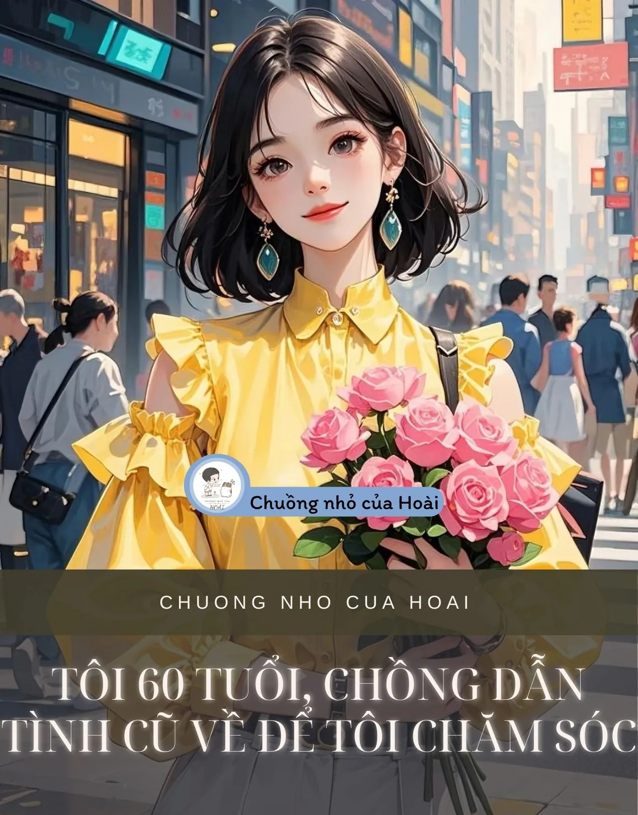 Bìa truyện TÔI 60 TUỔI, CHỒNG DẪN TÌNH CŨ VỀ ĐỂ TÔI CHĂM SÓC
