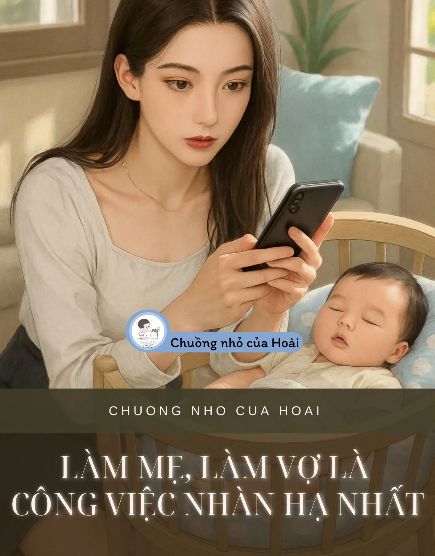 Bìa truyện LÀM MẸ, LÀM VỢ LÀ CÔNG VIỆC NHÀN HẠ NHẤT