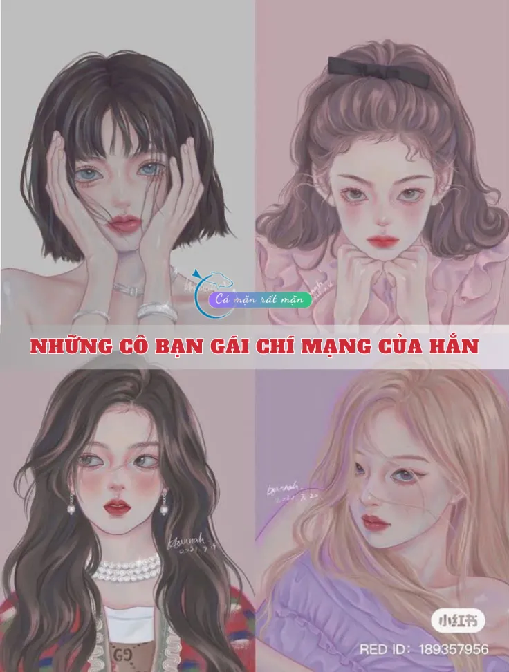 Bìa truyện Những Cô Bạn Gái Chí Mạng Của Hắn
