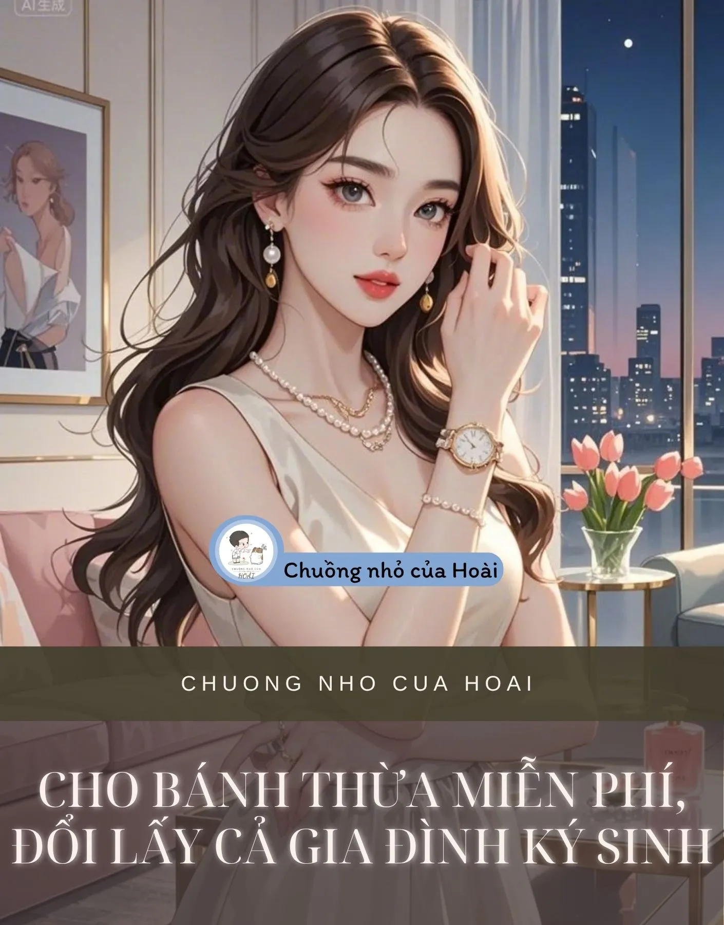 Bìa truyện CHO BÁNH THỪA MIỄN PHÍ, ĐỔI LẤY CẢ GIA ĐÌNH KÝ SINH