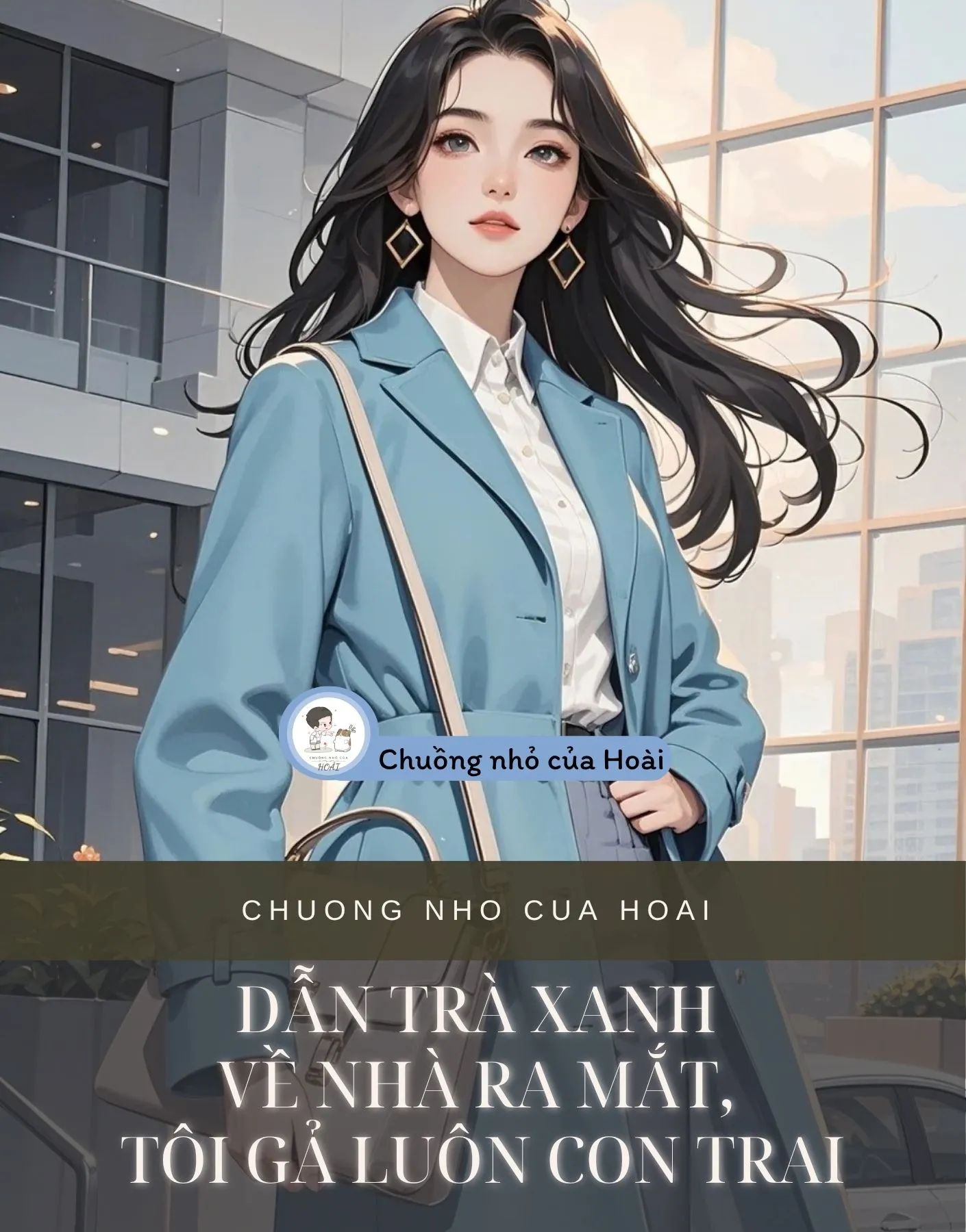 Bìa truyện DẪN TRÀ XANH VỀ NHÀ RA MẮT, TÔI GẢ LUÔN CON TRAI