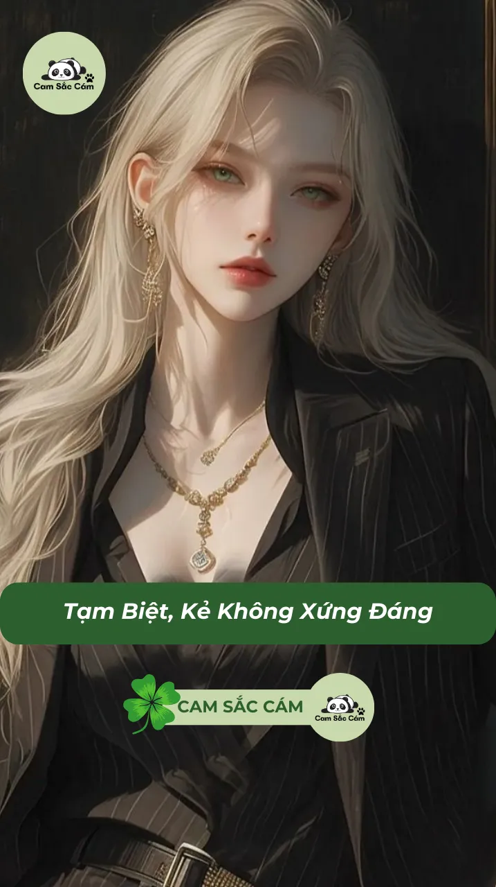 Bìa truyện Tạm Biệt, Kẻ Không Xứng Đáng
