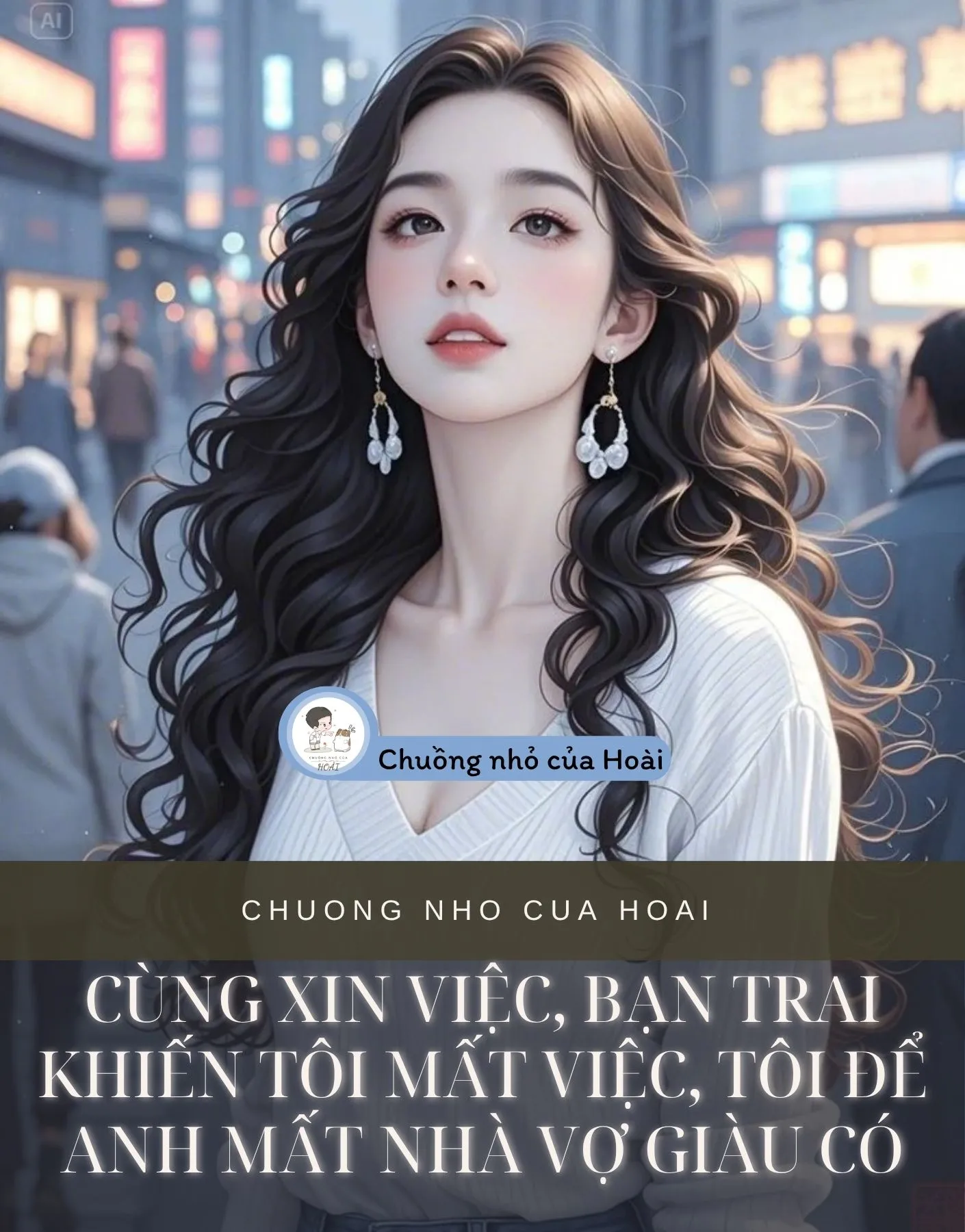 Bìa truyện CÙNG XIN VIỆC, BẠN TRAI KHIẾN TÔI MẤT VIỆC, TÔI ĐỂ ANH MẤT NHÀ VỢ GIÀU CÓ