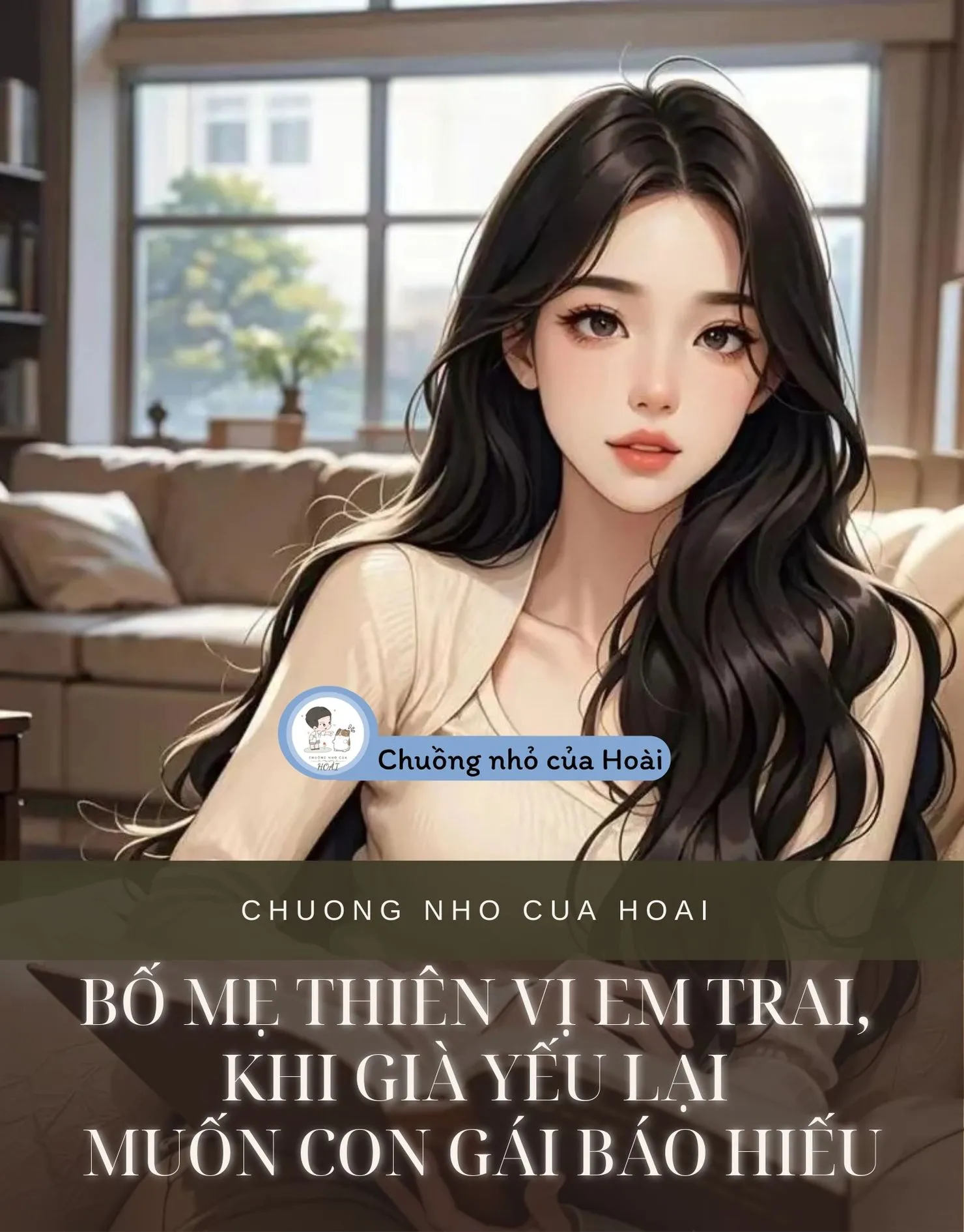 Bìa truyện BỐ MẸ THIÊN VỊ EM TRAI, KHI GIÀ YẾU LẠI MUỐN CON GÁI BÁO HIẾU
