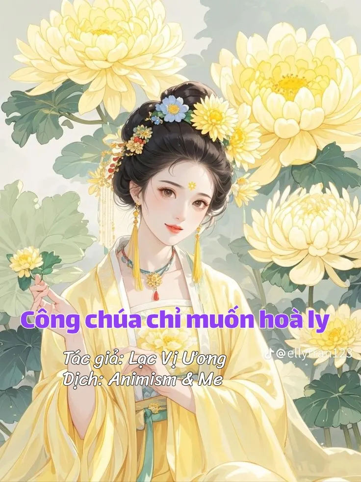Bìa truyện Công chúa chỉ muốn hoà ly
