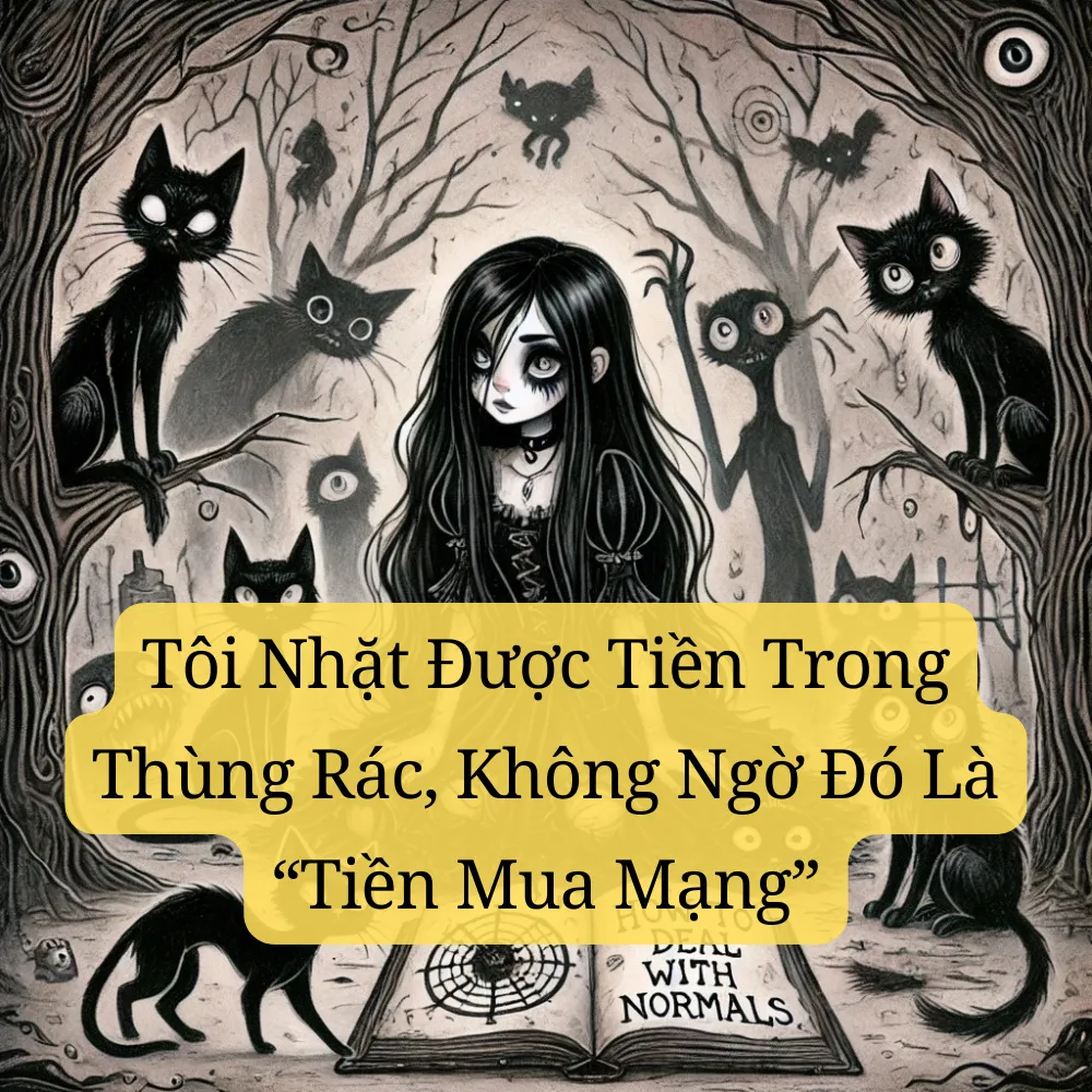 Bìa truyện Tôi Nhặt Được Tiền Trong Thùng Rác, Không Ngờ Đó Là “Tiền Mua Mạng”