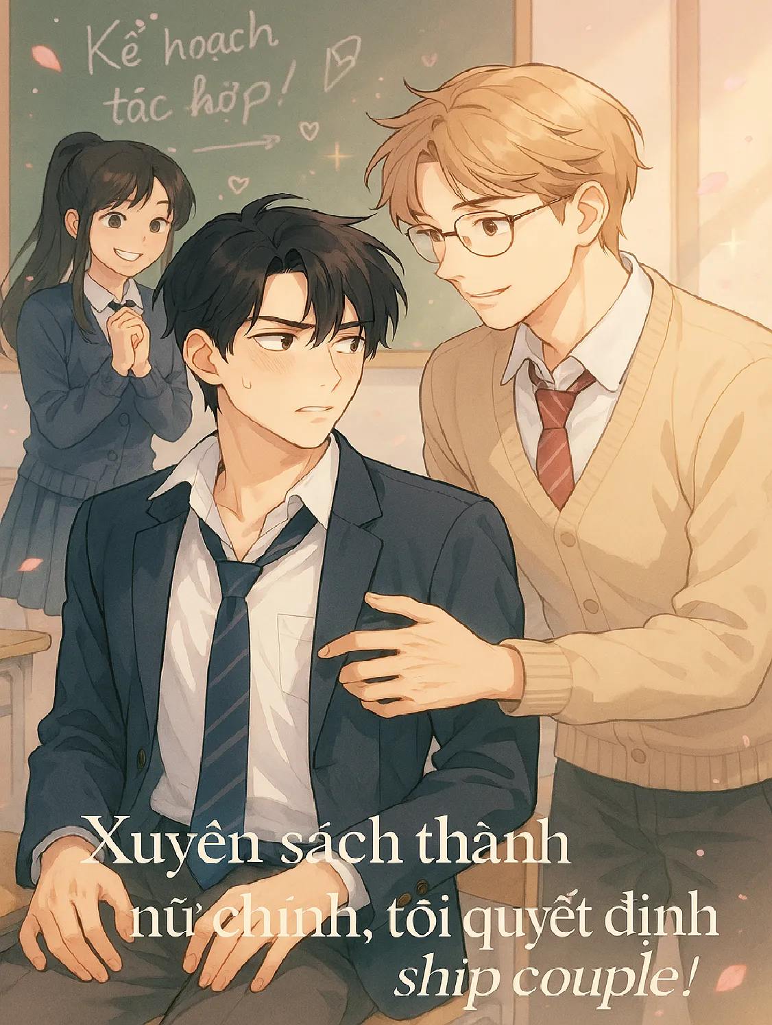 Xuyên sách thành nữ chính, tôi quyết định ship couple!
