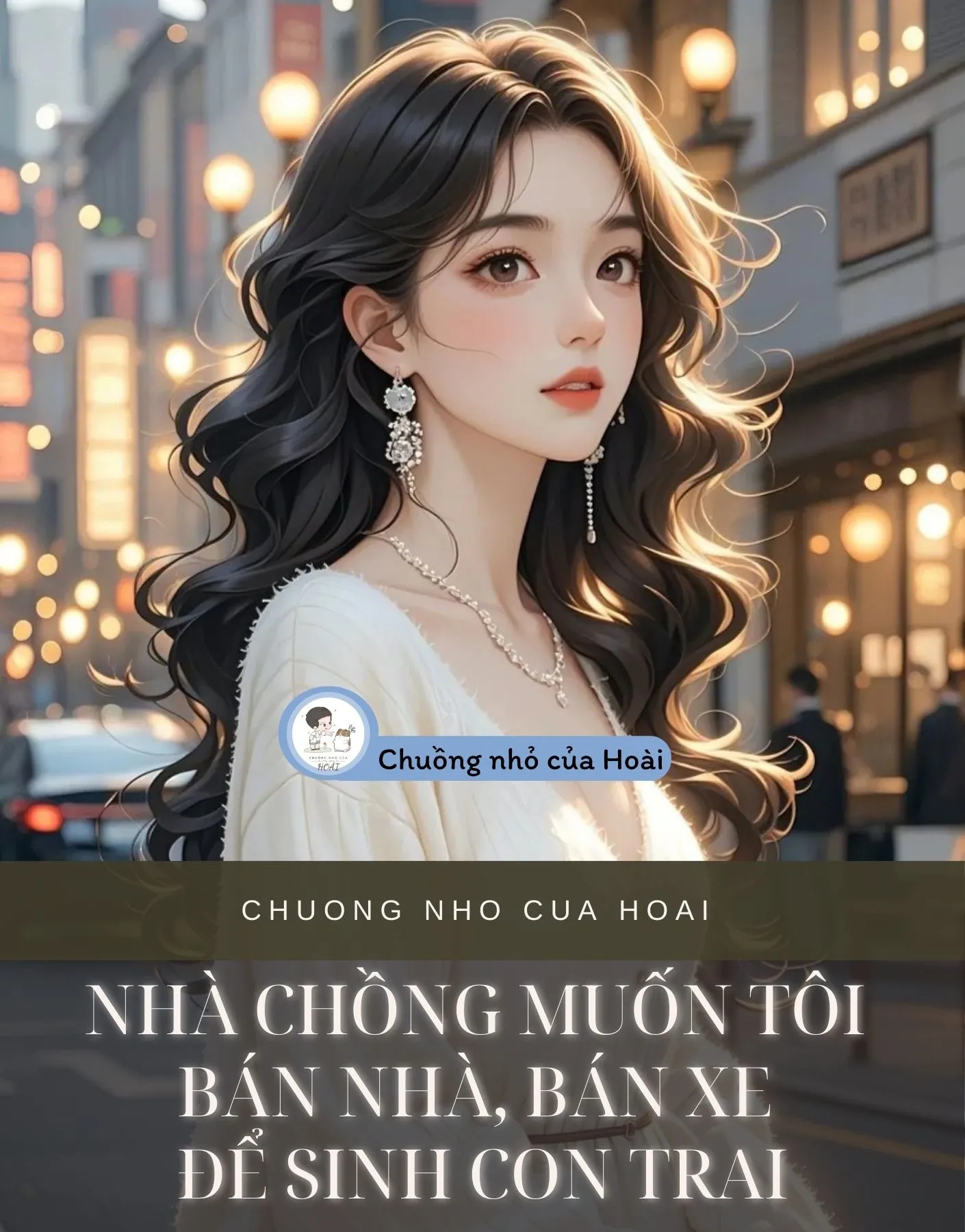 Bìa truyện NHÀ CHỒNG MUỐN TÔI BÁN NHÀ, BÁN XE ĐỂ SINH CON TRAI