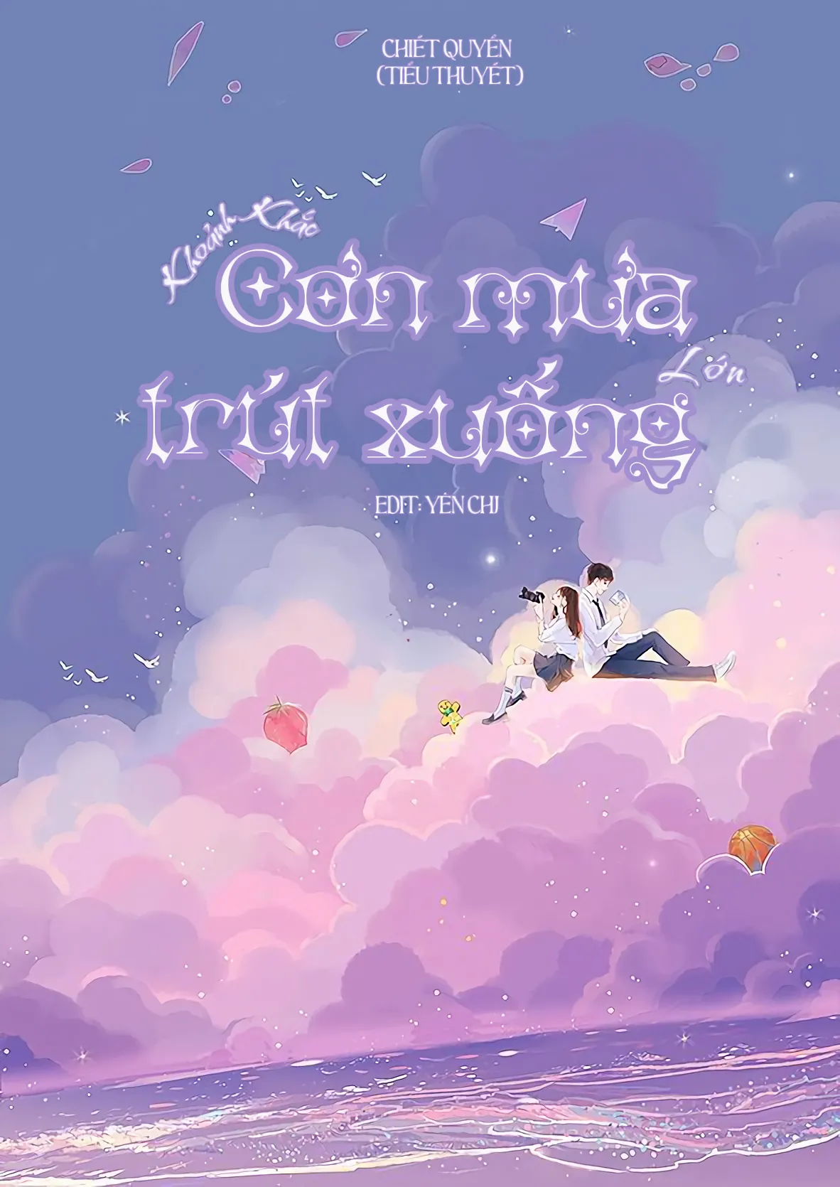 Khoảnh khắc cơn mưa lớn trút xuống