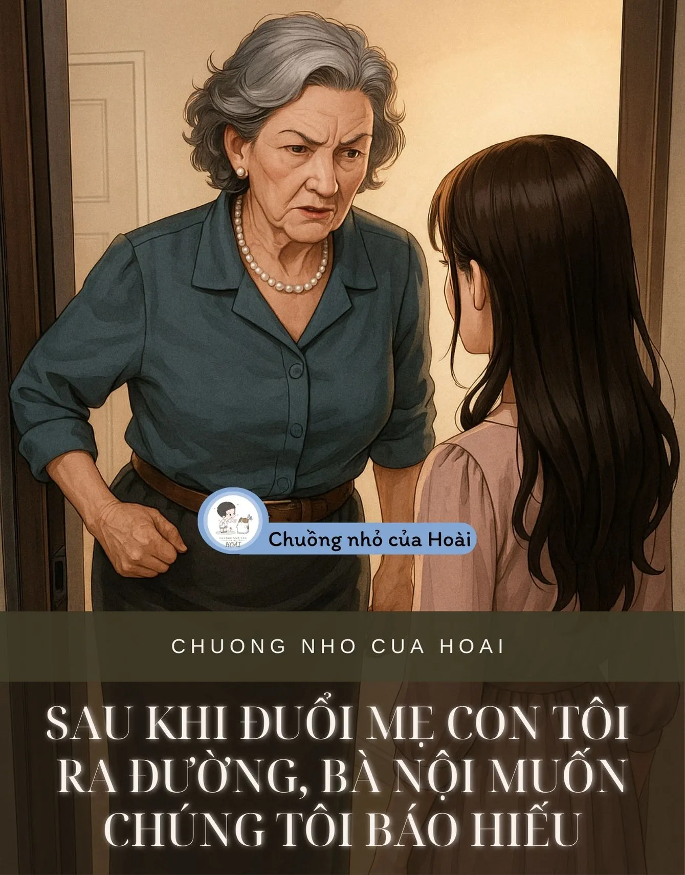 Bìa truyện SAU KHI ĐUỔI MẸ CON TÔI RA ĐƯỜNG, BÀ NỘI MUỐN CHÚNG TÔI BÁO HIẾU