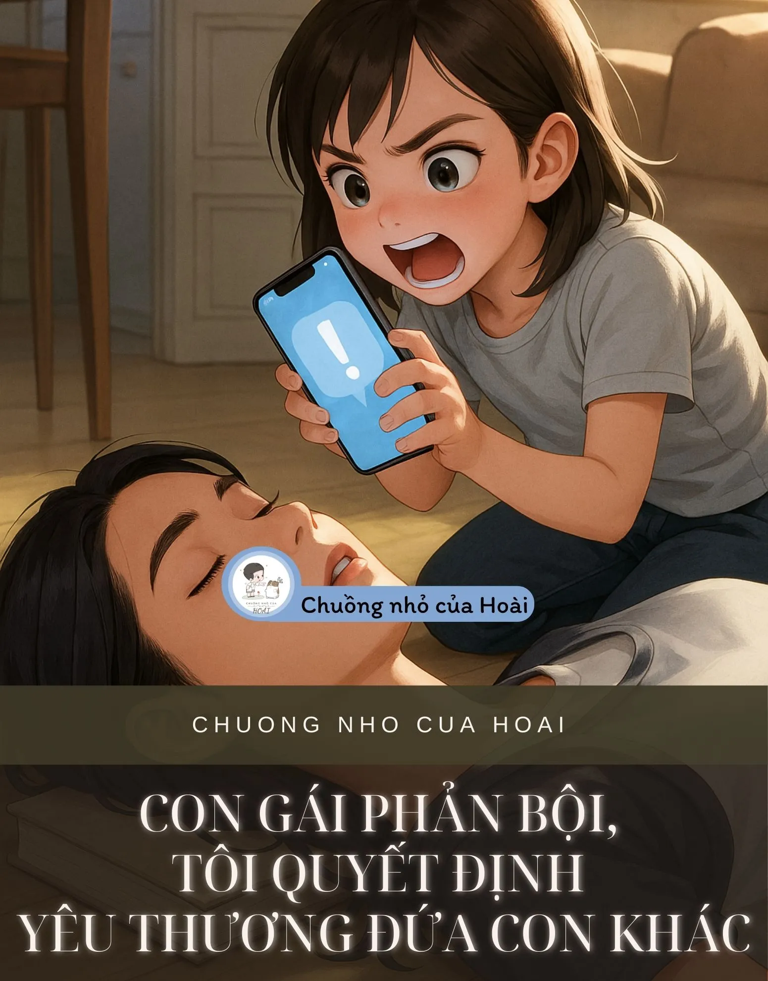 Bìa truyện CON GÁI PHẢN BỘI, TÔI QUYẾT ĐỊNH YÊU THƯƠNG ĐỨA CON KHÁC