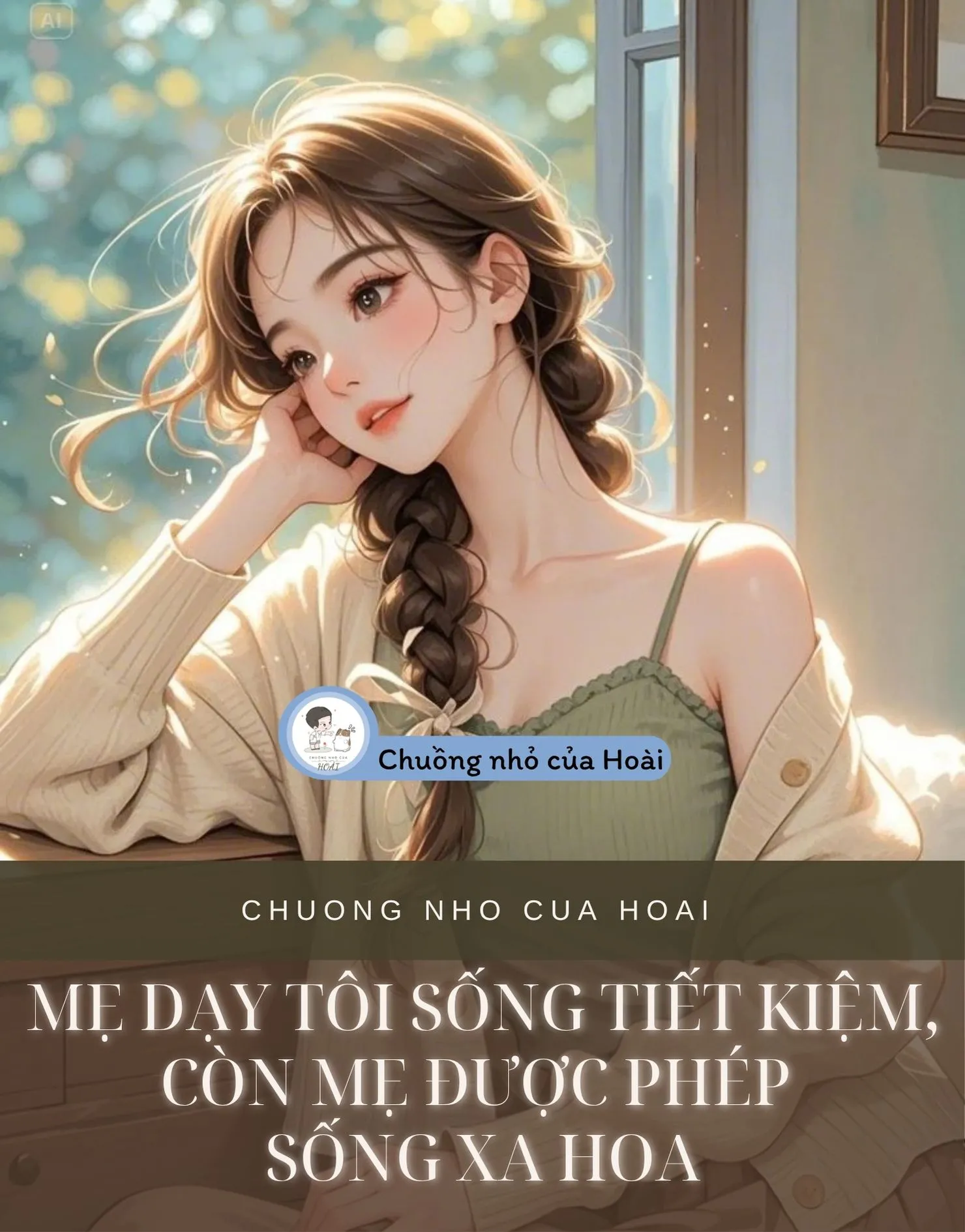MẸ DẠY TÔI SỐNG TIẾT KIỆM, CÒN MẸ ĐƯỢC PHÉP SỐNG XA HOA