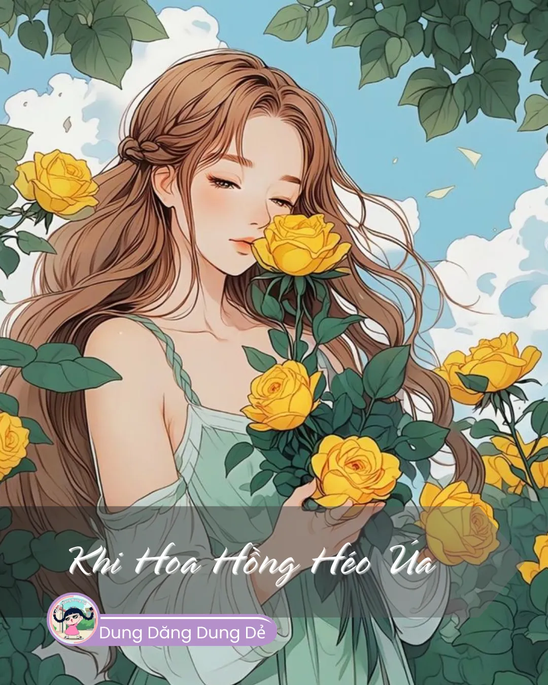 Bìa truyện KHI HOA HỒNG HÉO ÚA
