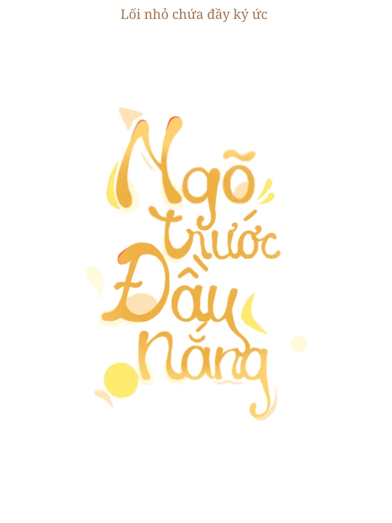 Ngõ trước đầy nắng
