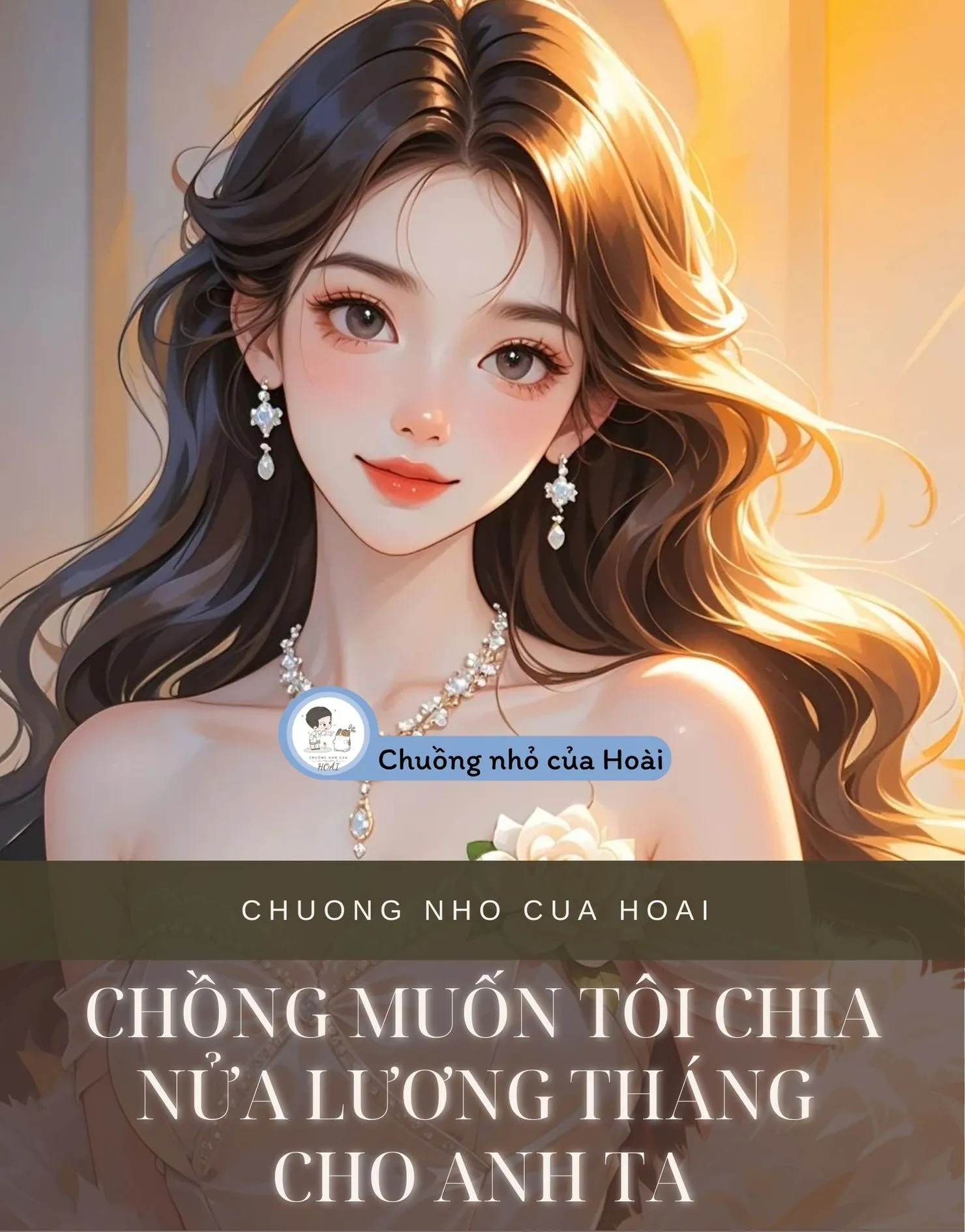 Bìa truyện CHỒNG MUỐN TÔI CHIA NỬA LƯƠNG THÁNG CHO ANH TA