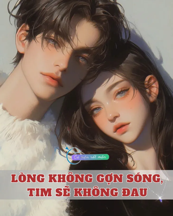 Bìa truyện Lòng Không Gợn Sóng, Tim Sẽ Không Đau